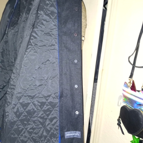 Navy blue trench coat - Picture 7 of 14